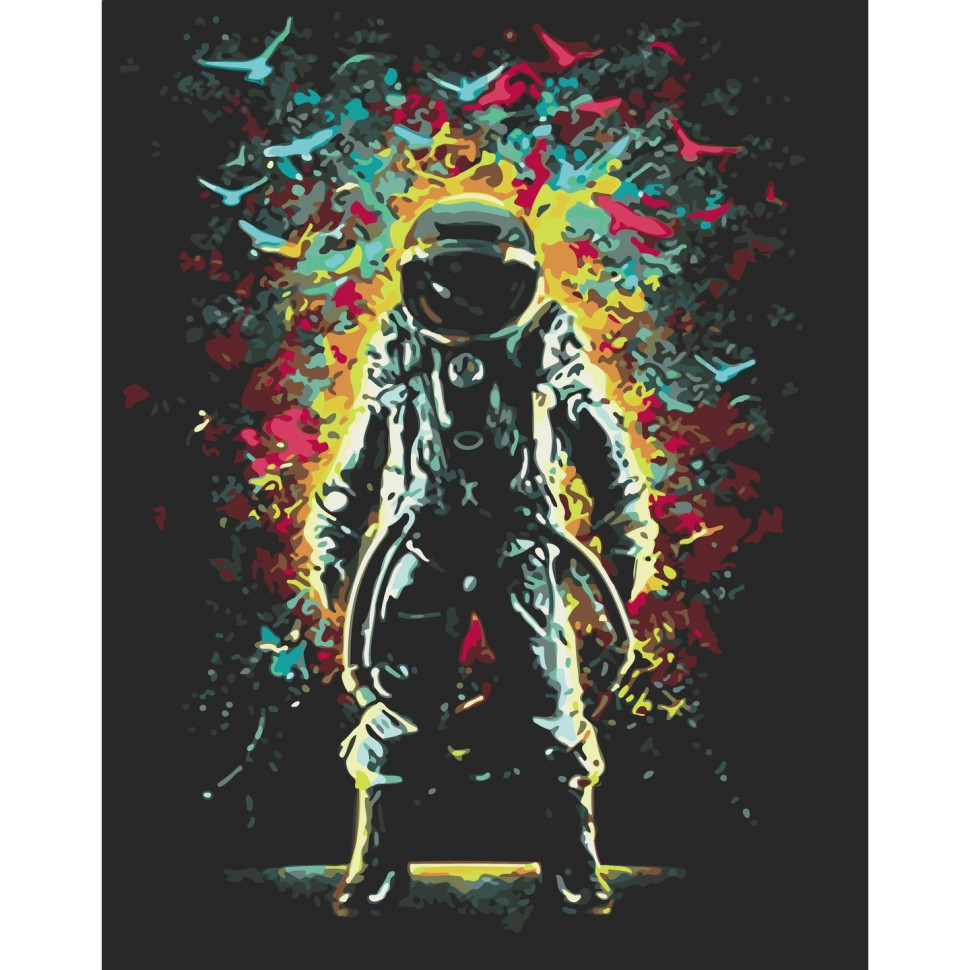 Картина по номерам "Астронавт" Art Craft 10008-AC 40х50 см