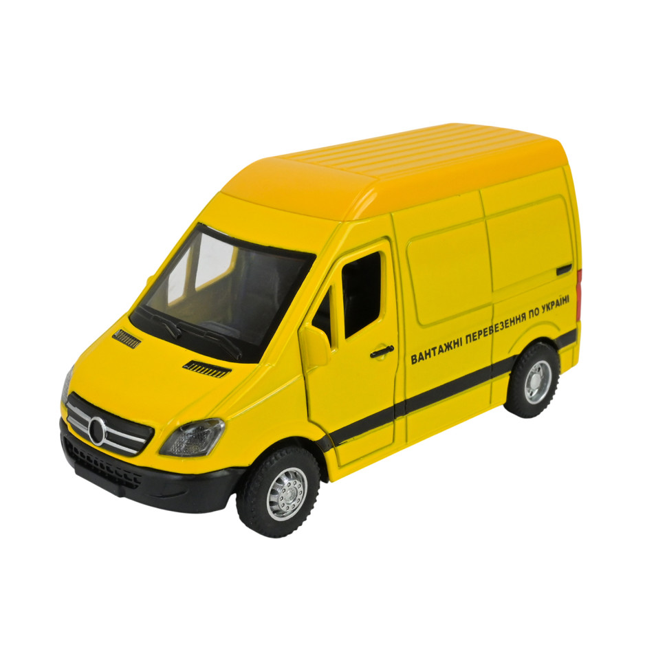 Инерционная машинка "Грузовые перевозки" AP7544ABCD(Yellow) световые и звуковые эффекты