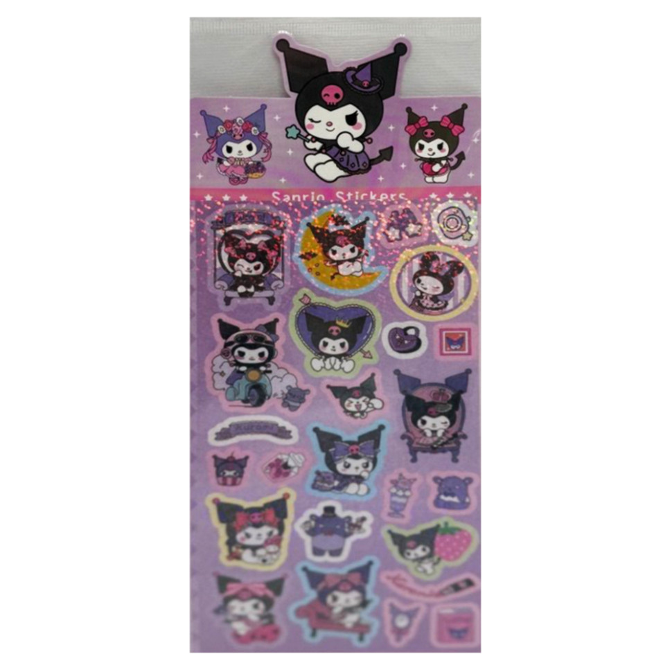 Наклейки декоративные "Sanrio Stickers" SZ240906-12 с блестками