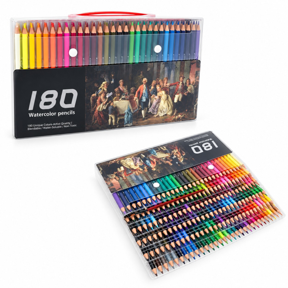 Набор карандашей Watercolor QB-05885-180 в наборе 180 штук 