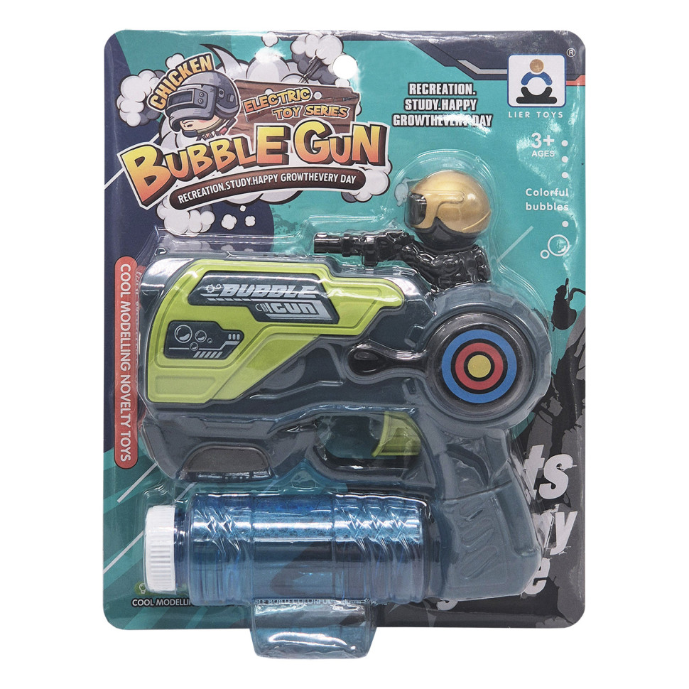 Пистолет с мыльными пузырями Bubble Gun 134-64A со светом и звуком