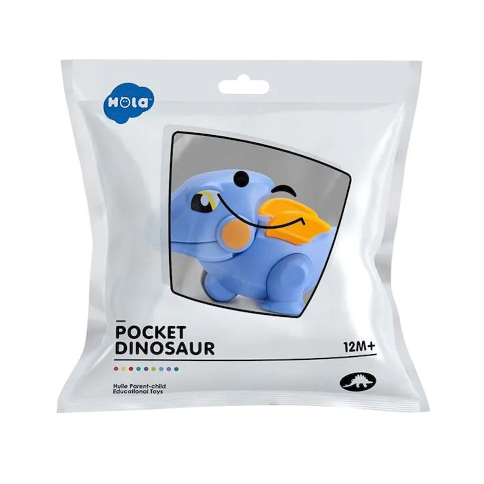 Детская игрушка "Динозаврик" HE797001(Blue) 8 см, двигает головой  