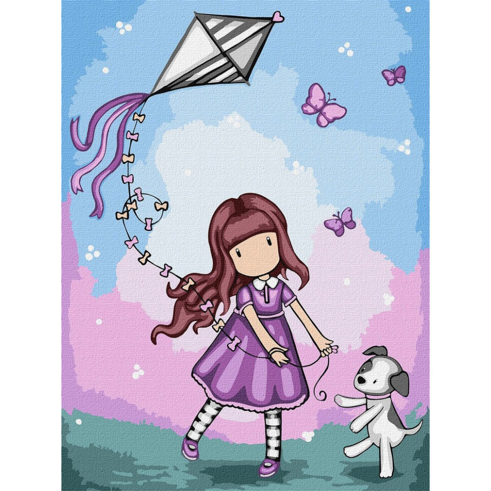 Картина по номерам "Don’t Fly Away Santoro Gorjuss Collection" KHO8585, 30х40 см