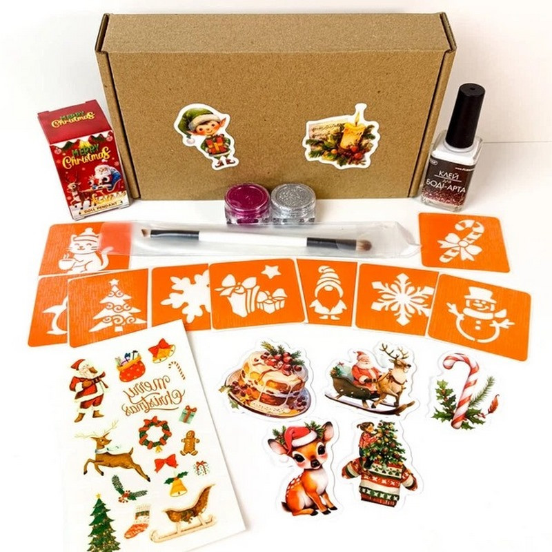 Подарочный набор "Рождественское чудо: Волшебный подарок" gift-box-christmass-1kid