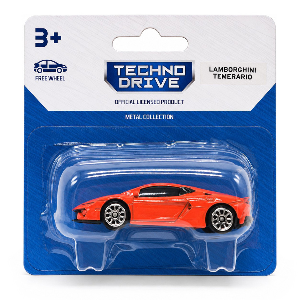 Детская минимодель Lamborghini Temerario 250438US2-4 серии Street Racers S3