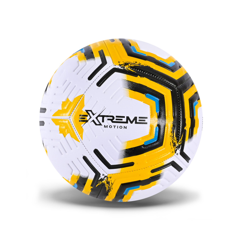 Мяч футбольный FB25674(Yellow) размер №5, PU 400 грамм