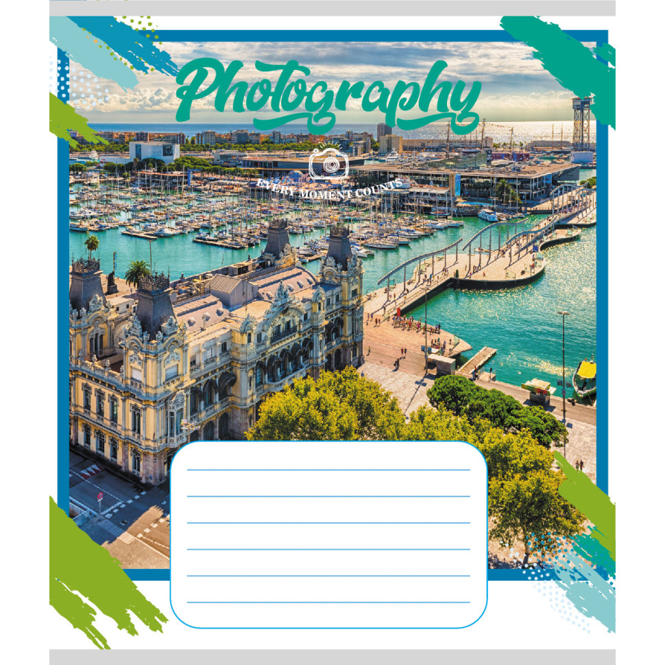 Тетрадь общая "Фотография" 096-959044K-2 в клетку, 96 листов