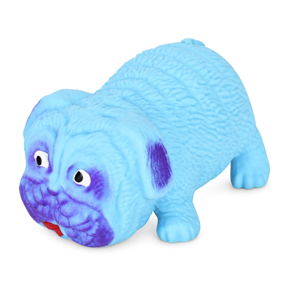 Детская игрушка тянучка-антистресс "Мопс" 105-22(Blue) размер 8 см