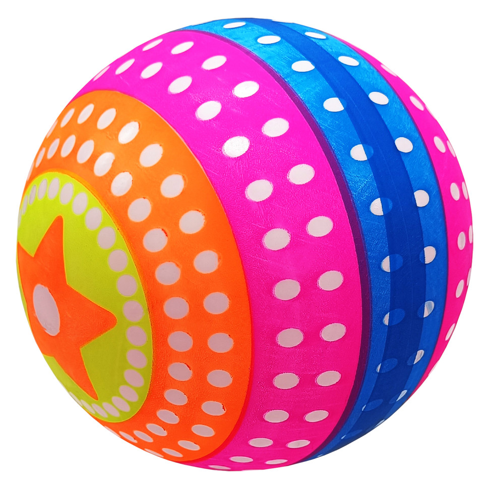 Мяч детский "Радуга" MS 3969(Pink) размер 9 дюймов