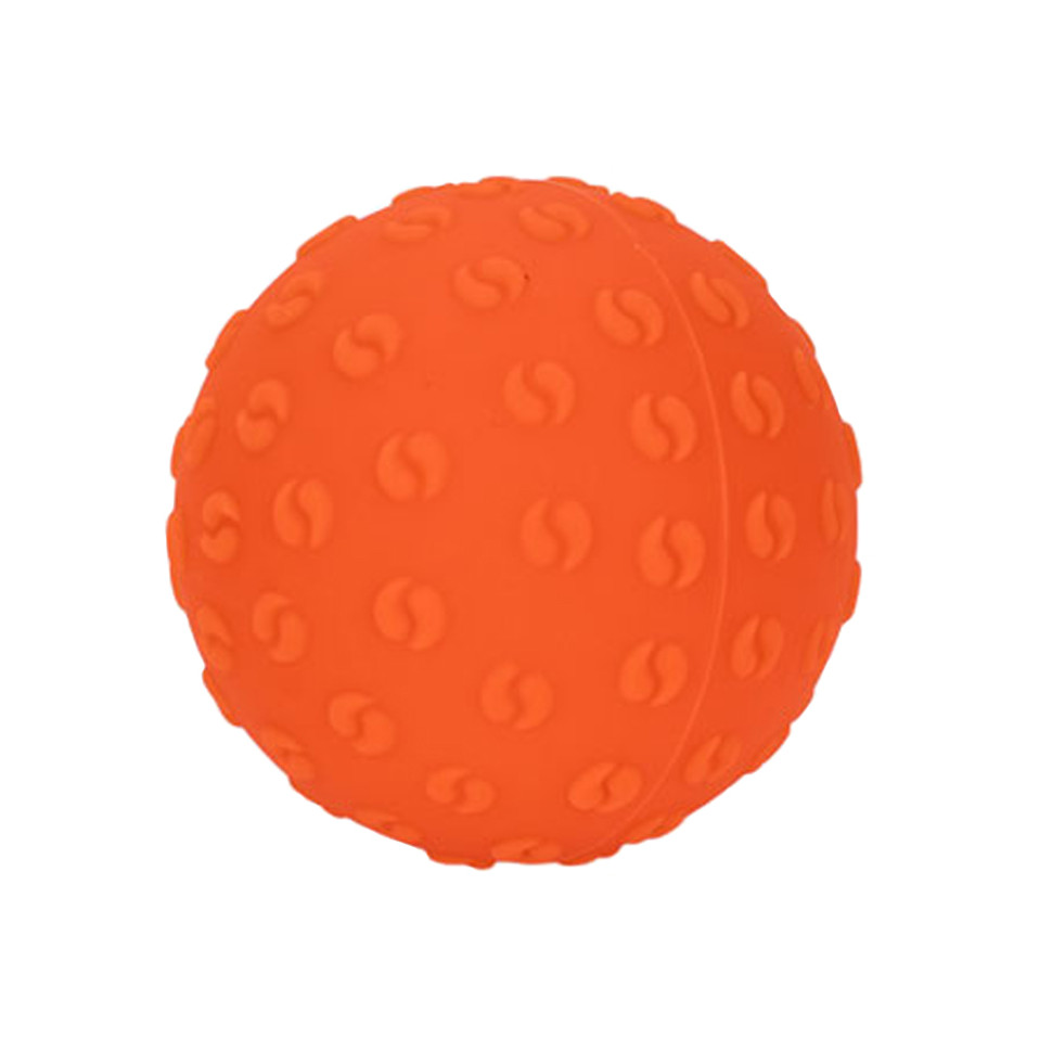Мяч массажный текстурный MS 4812(Orange) диаметр 6 см, прыгун, 145 грамм