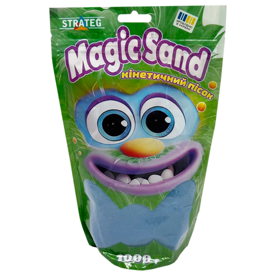 Креативное творчество "Кинетический песок Magic sand" 39404-3 голубой 1 кг