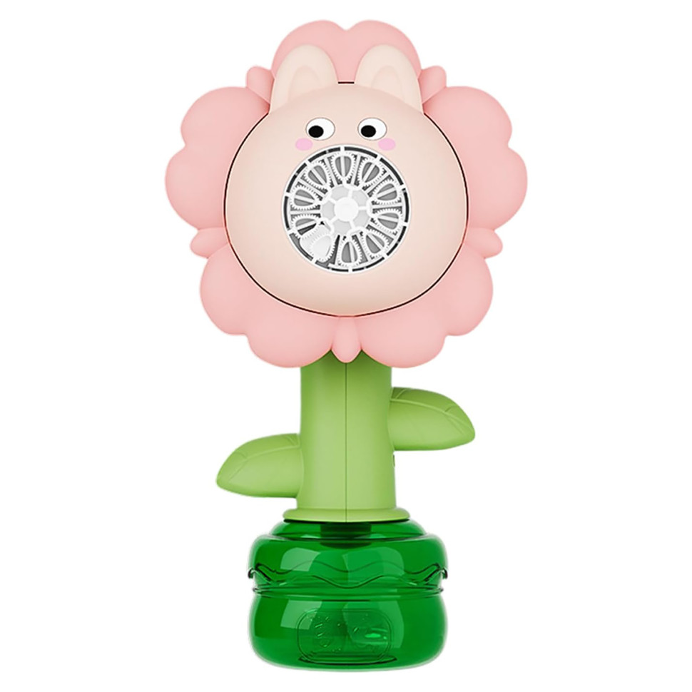 Мыльные пузыри Flower Bubble Machine BJC-5A(Bunny-Pink) со светом