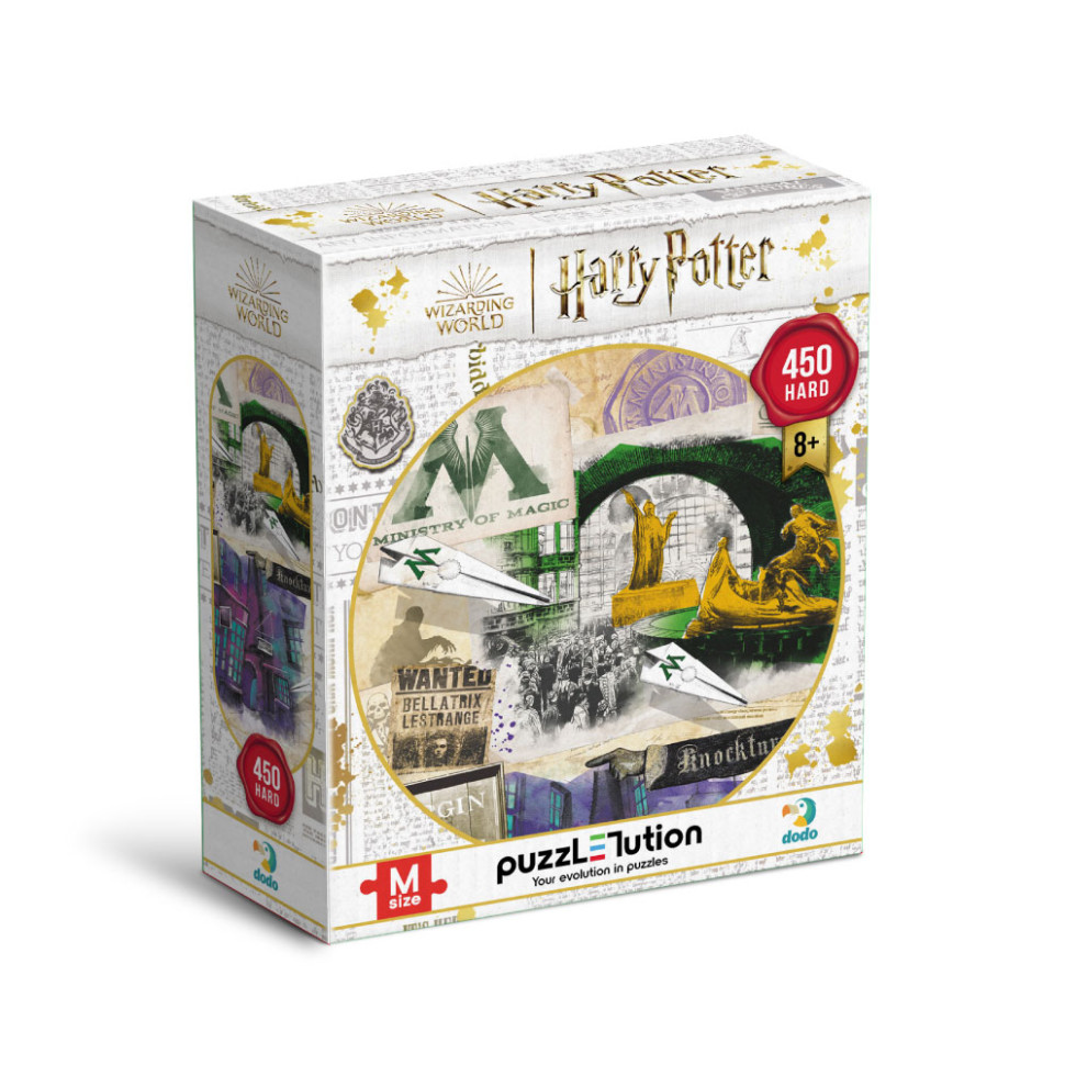 Пазл классический "Harry Potter. Министерство магии и Аллея Ноктерн" 200504, 450 элементов