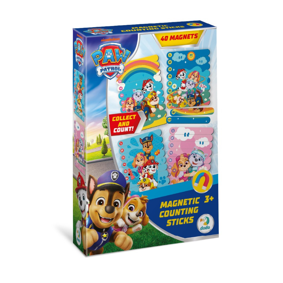 Магнитные палочки для счета "Paw Patrol: Дружба растет" 200653, 40 магнитных элементов