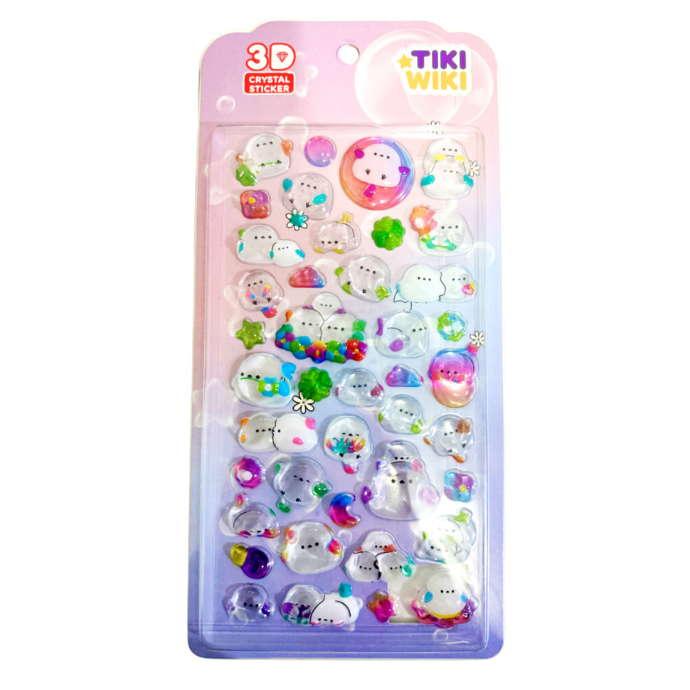 Набор 3D-наклеек "Тики сказка" Tiki Wiki 25ESE009-02 серии Crystal