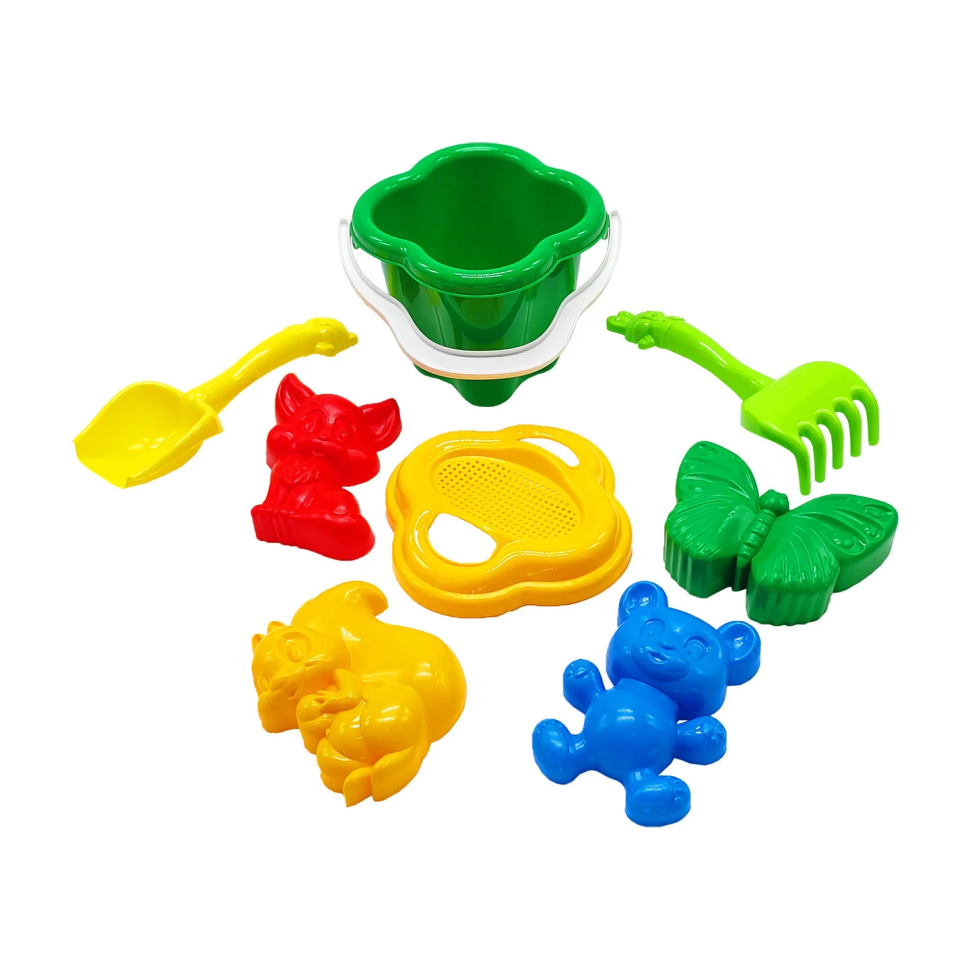 Песочный набор "Колокольчик" №2 Colorplast 0985 Зеленый