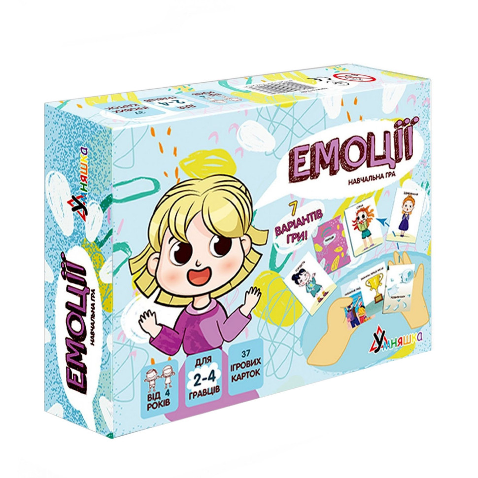 Настольная игра "Эмоции" 2262-UM 37 карточек, 7 вариантов игры