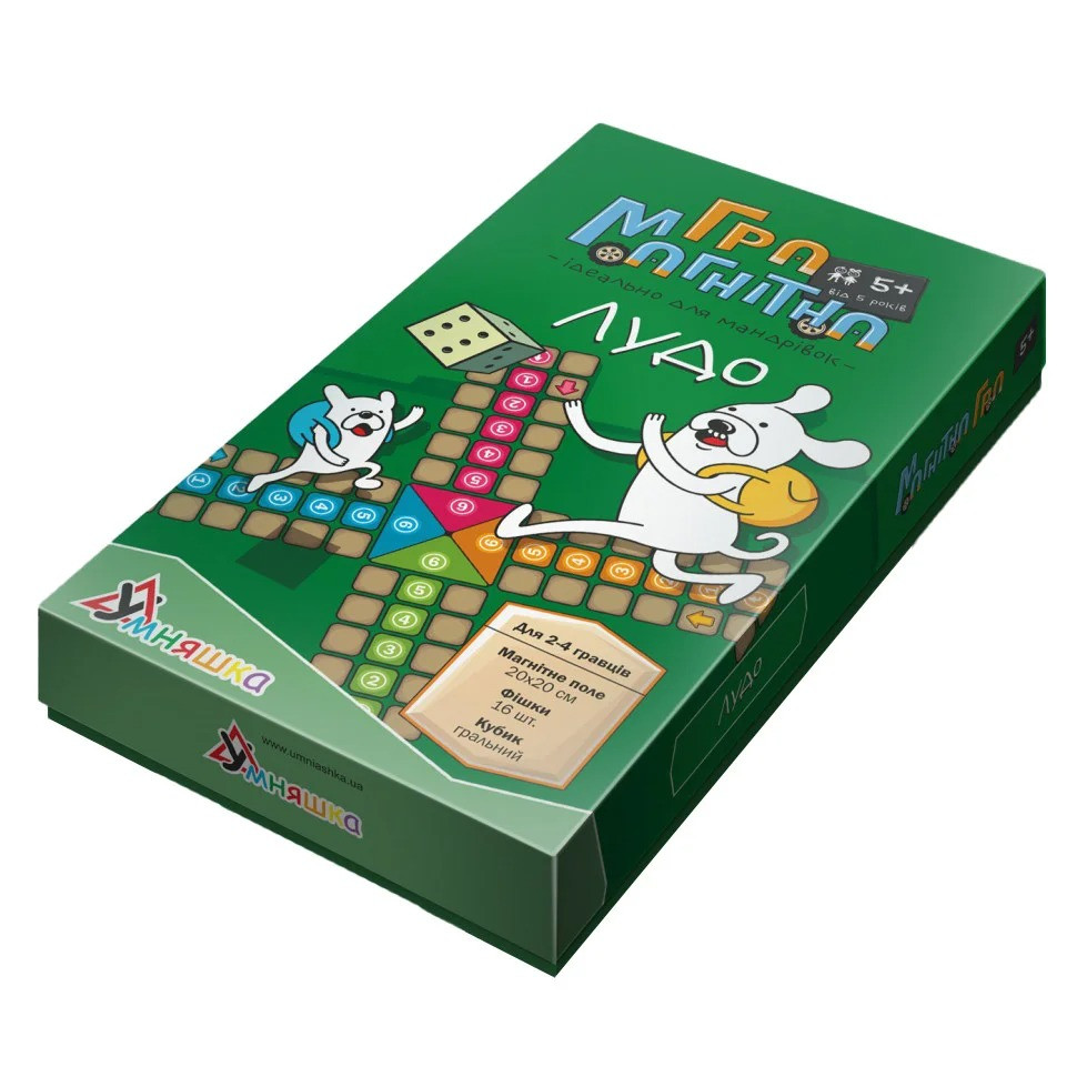 Детская настольная игра магнитная "Лудо" 1463 от 5-ти лет