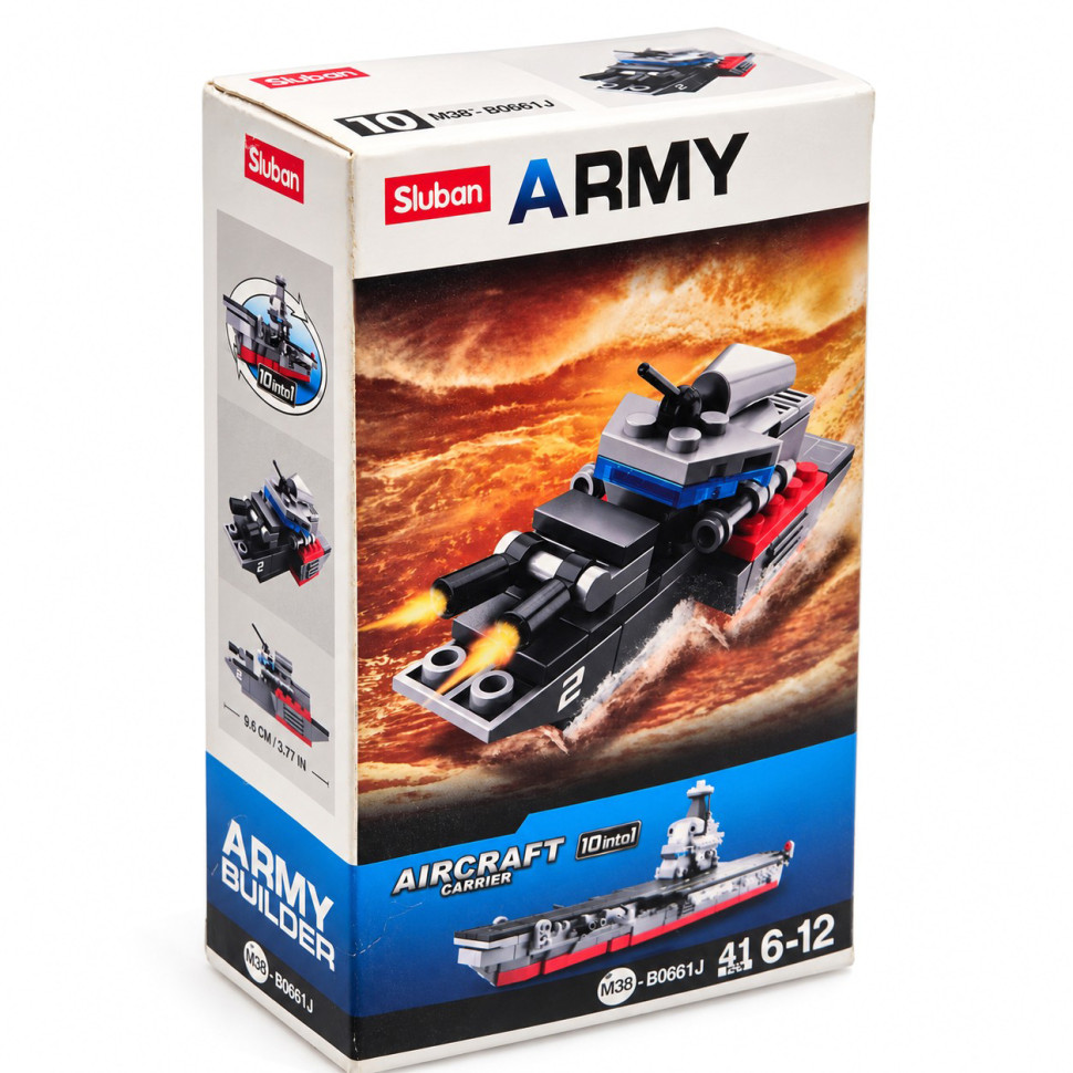 Детский конструктор "Aircraft carrier" M38-B0661-10, 41 деталь