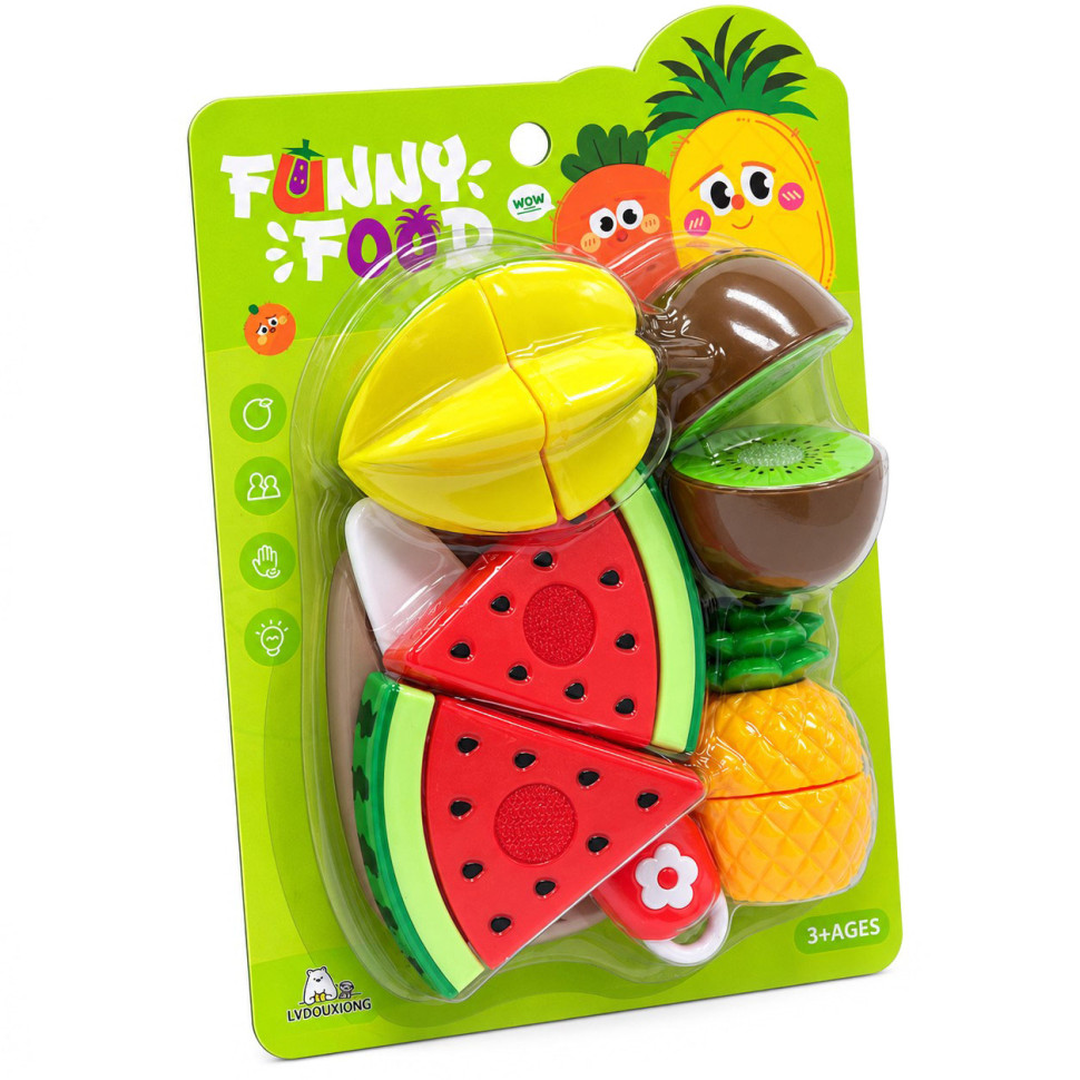 Игровой набор продуктов на липучке Funny Food 228R5-10 с ножом и досточкой