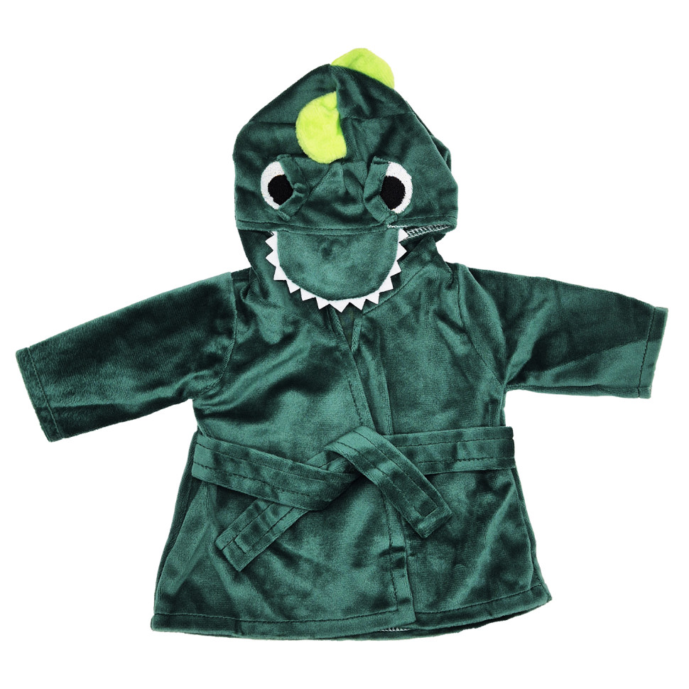 Халатик для куклы "Динозаврик" M 6049 UA(Green) для куклы 43-46 см